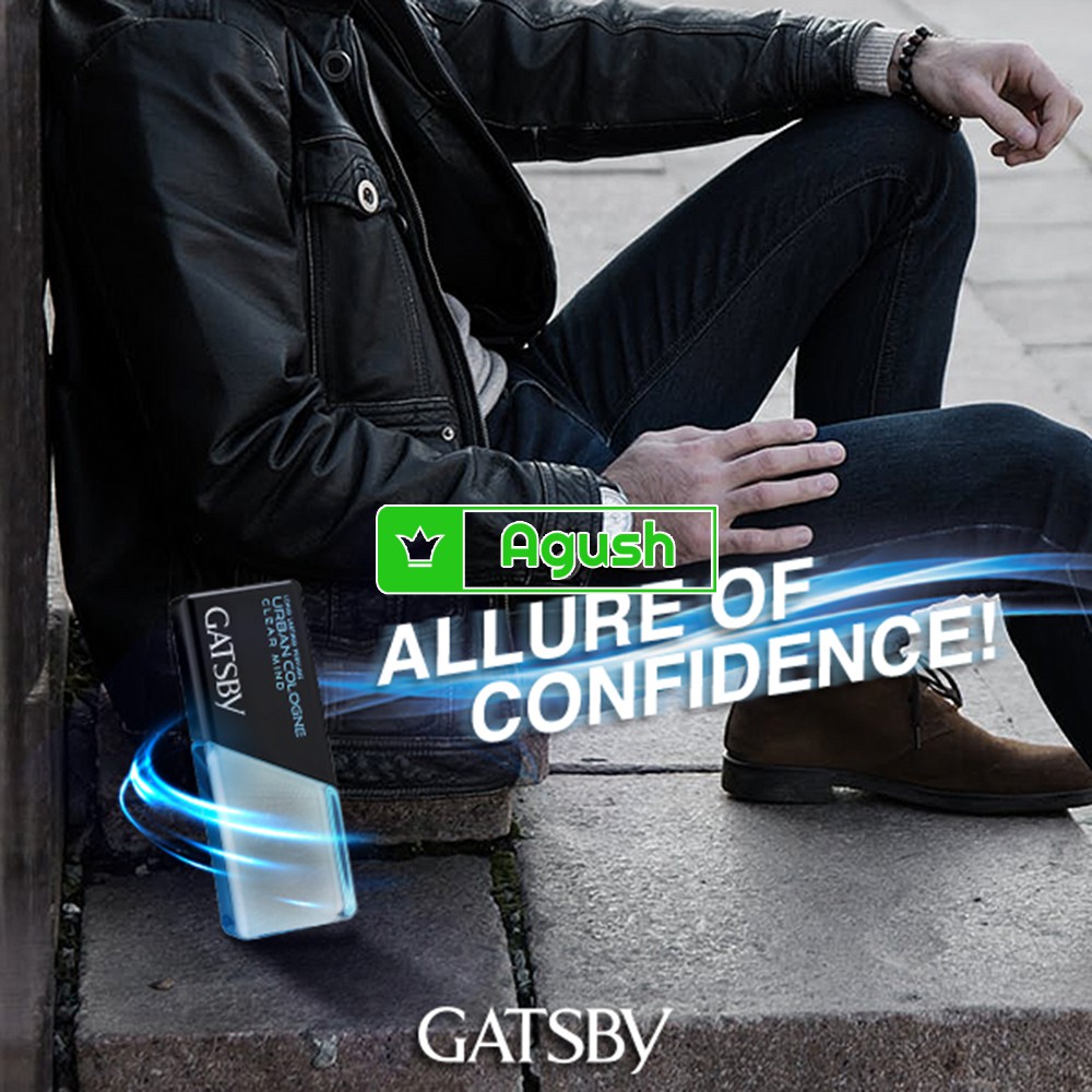 Nước hoa nam chính hãng thơm lâu mini Gatsby Urban Cologne Clear Mind 60ml bỏ túi lưu hương lâu nhẹ nhàng thanh mát rẻ | BigBuy360 - bigbuy360.vn