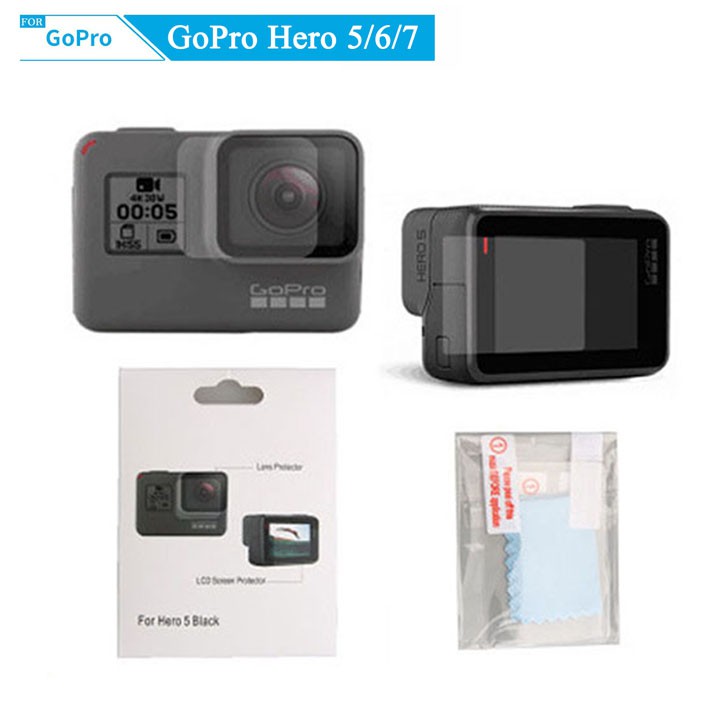 Miếng dán màn hình cho GoPro Hero 5, GoPro Hero 6, GoPro Hero 7, GoPro new hero 2018