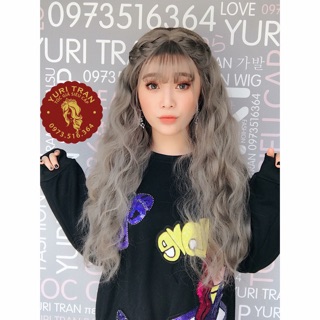 Tóc giả YuriTran- Bộ xù xám nâu