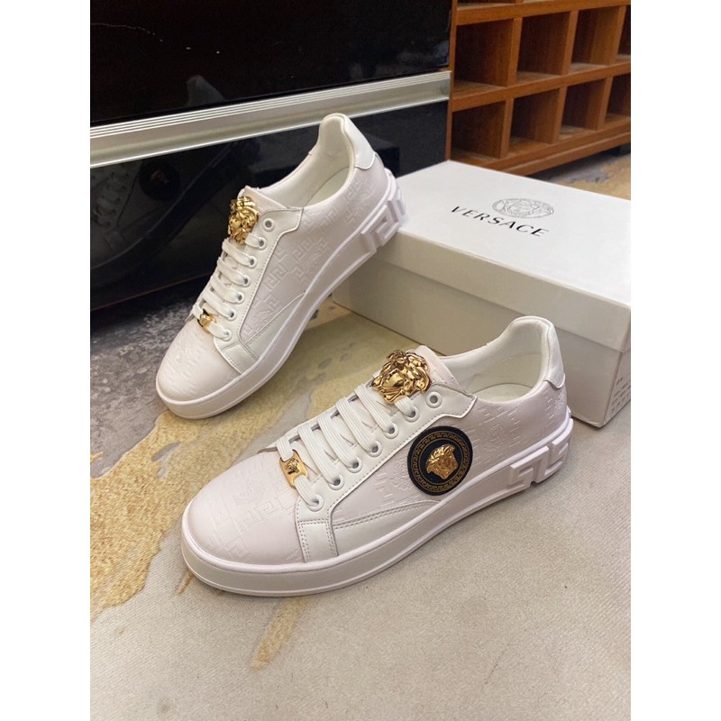 Giày thể thao/sneaker nam Versace Collection da thật cao cấp thiết kế độc đáo và sang trọng