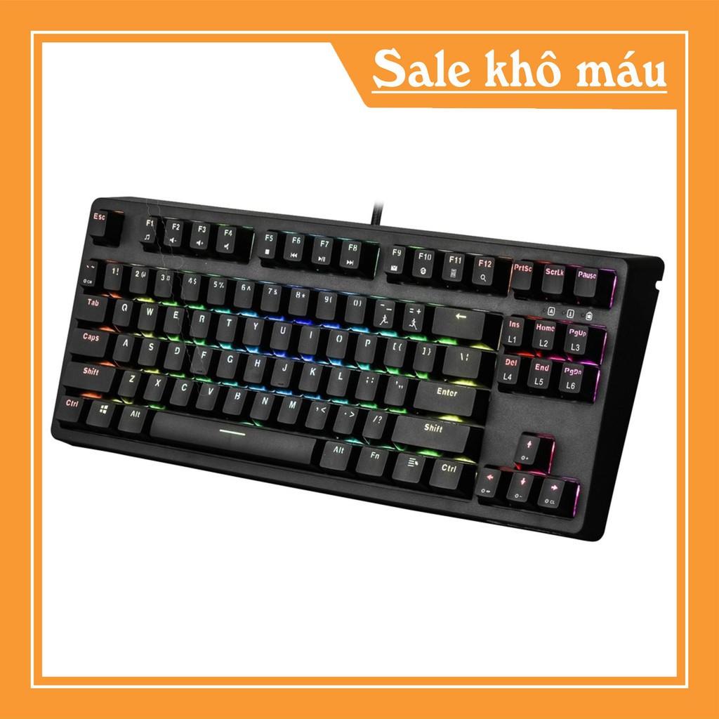 Bàn phím cơ E-Dra EK387 RGB + Tặng máy hút bụi phím Mini [Giảm giá]