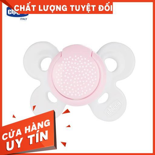 (Chính Hãng) TI GIẢ SILICON CHICCO PHYSIO COMFORT KÈM HỘP 0-6M