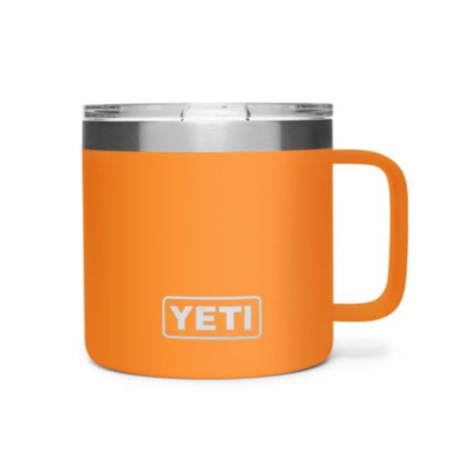 Ly giữ nhiệt YETI King Crab Orange 14oz Mug nắp MagSlider (414ml)-Stainless Steel (Thép không gỉ cao cấp) - Auth Bill Mĩ