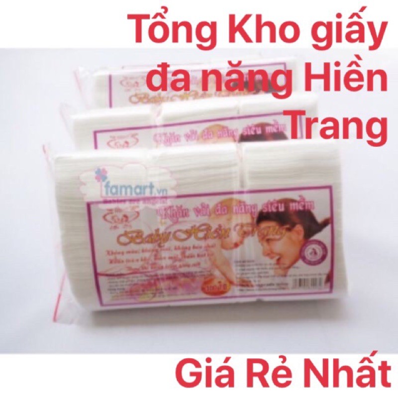 Khăn vải khô đa năng Phú Đạt (200 gram - 150 tờ)