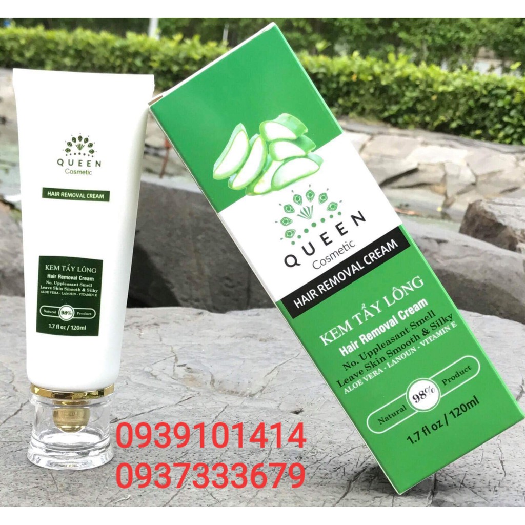 Kem tẩy lông Aloevera Queen's