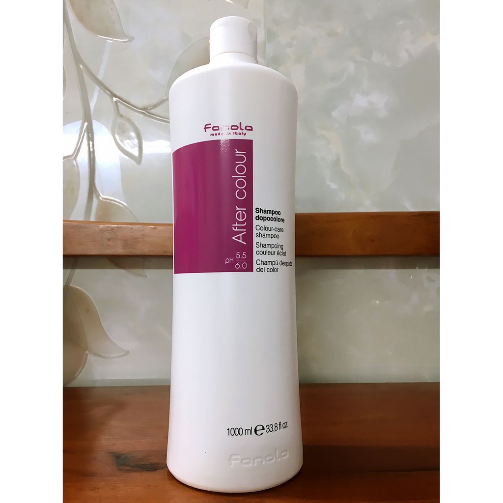 🇮🇹 Dầu gội dưỡng tóc giữ màu tóc nhuộm Fanola After Colour Shampoo 1000ml