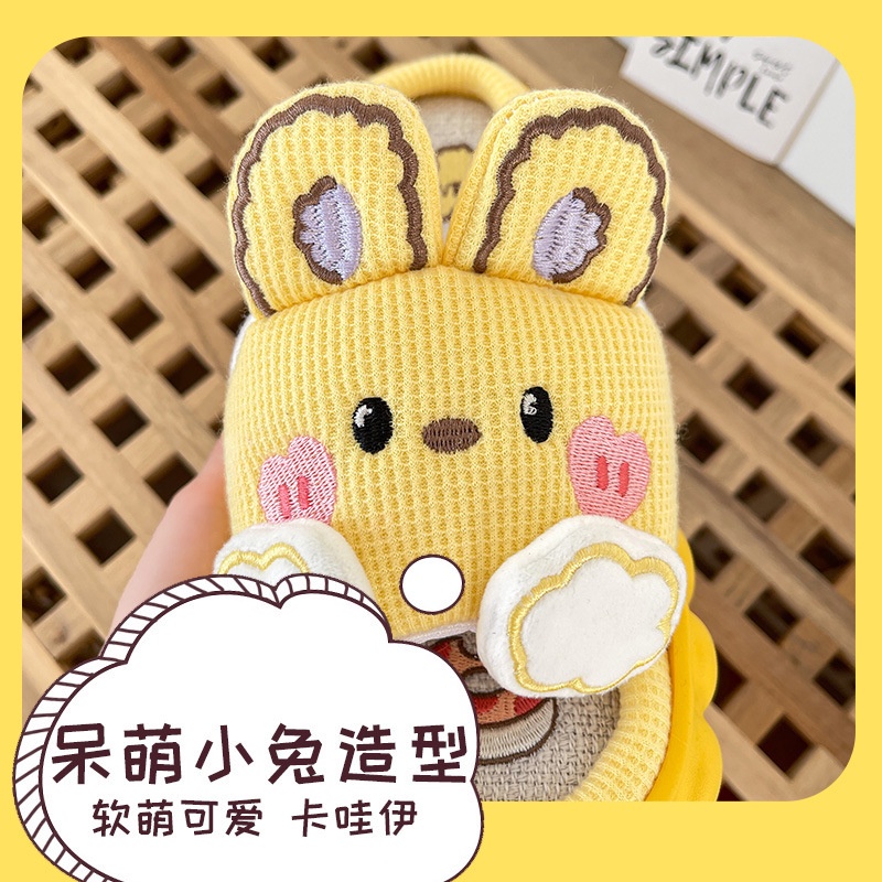 có hàng sẵn Dép Cotton Lanh Đi Trong Nhà Đế Dày Họa Tiết Hoạt Hình Thời Trang Xuân Thu Cho Nữ TTH346