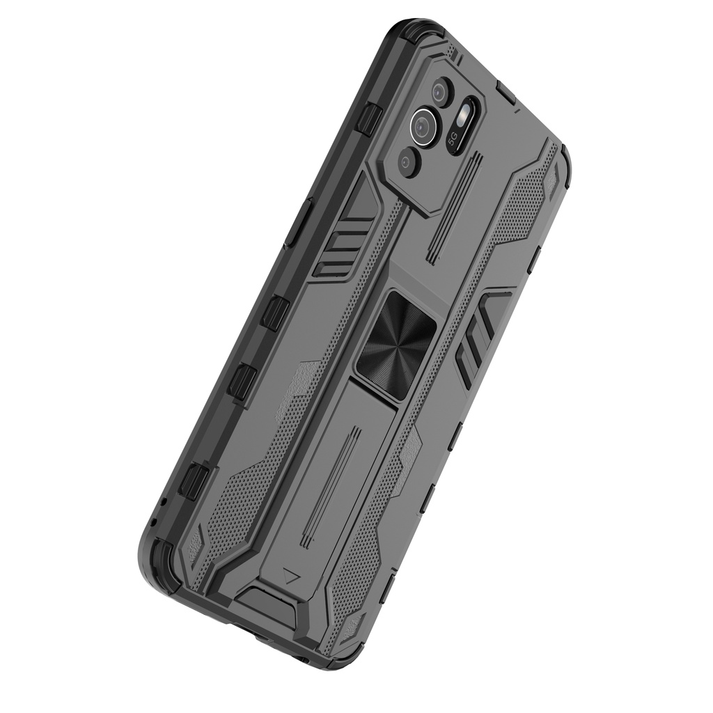 Ốp lưng Oppo Reno 6z 5G Iron Man Ver 3 chống sốc giá đỡ mặt lưng xem phim bảo vệ toàn diện