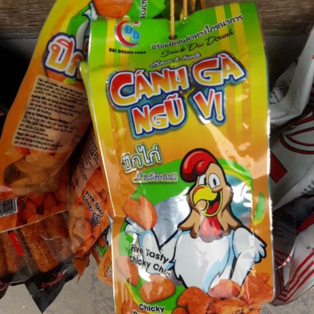 Snack cánh gà ngũ vị