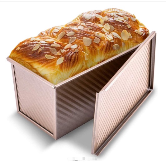 Khuôn Bánh Mì Gối Chống Dính Có Nắp Đậy