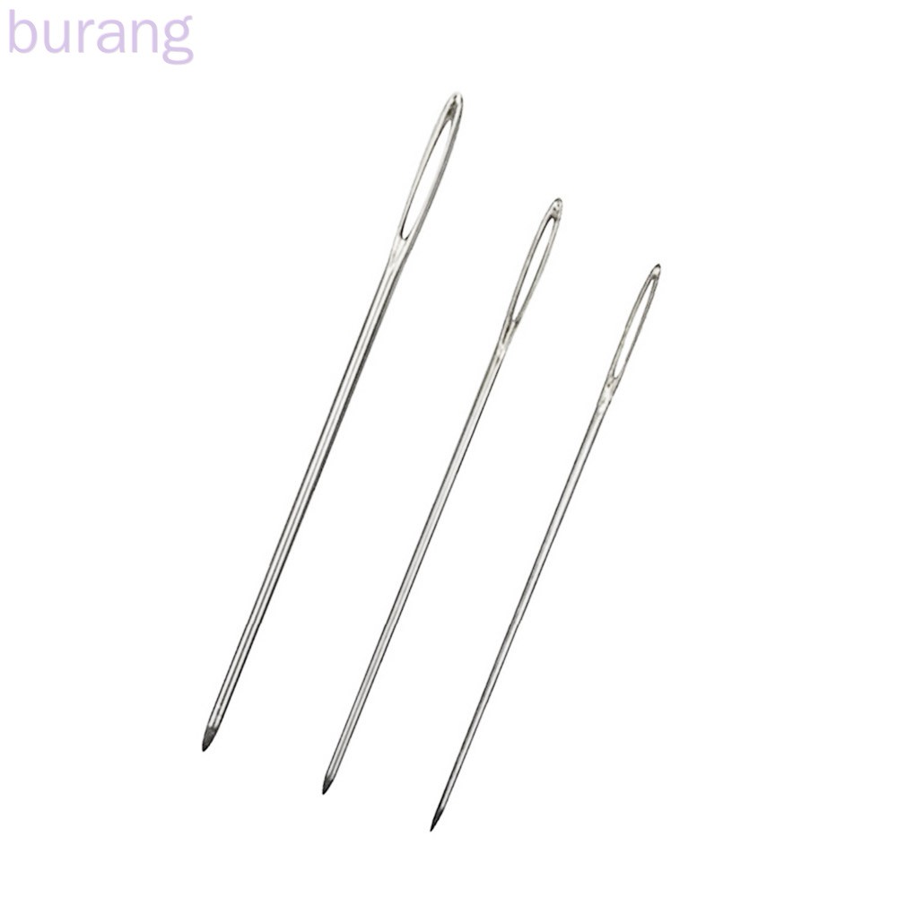 30pcs Cross-stitch Needles Embroidery Large Eye Sewing Needles Hand Sewing Tool with Threader