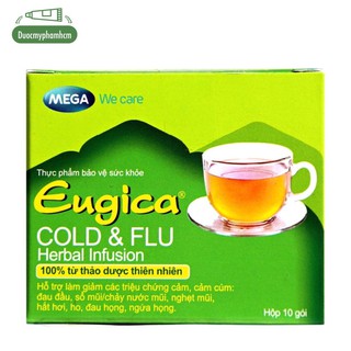Trà Eugica Cold & Flu Herbal hộp 10 gói