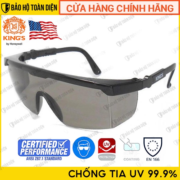 (RẺ, CHÍNH HÃNG!!) Kính bảo hộ Kings KY 152. Kính chống bụi, chống giọt bắn, chống tia UV