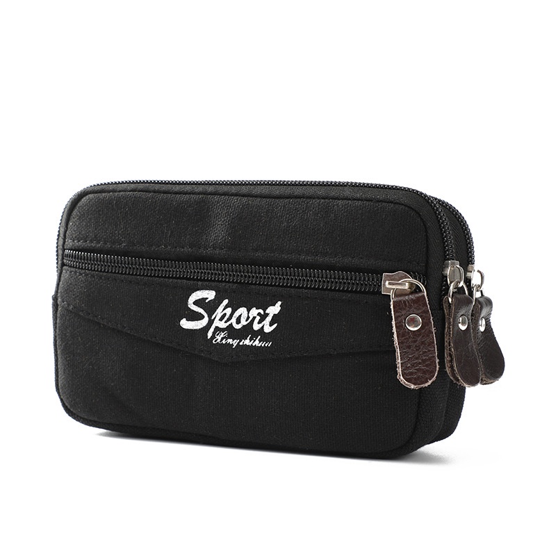 Túi Canvas Đeo Hông Đựng Điện Thoại Đa Năng Tiện Dụng