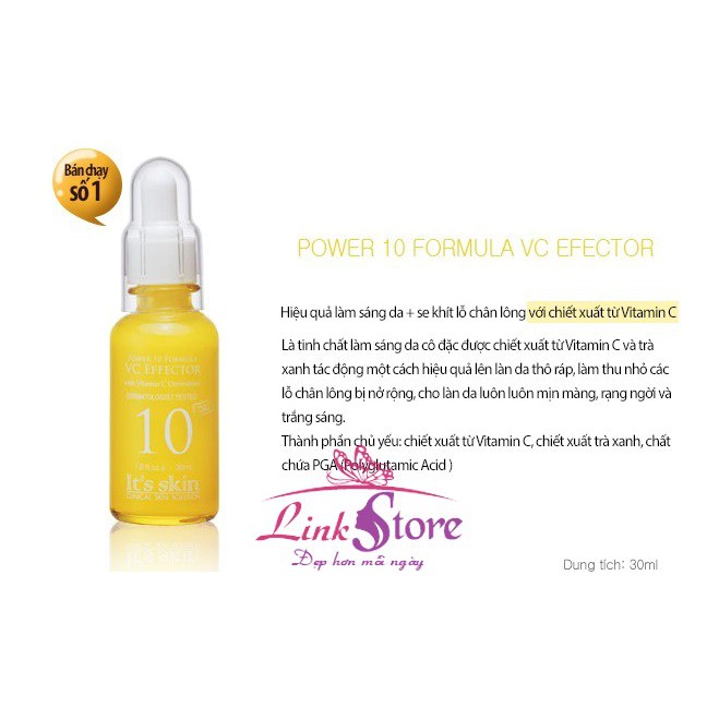 Tinh chất Power 10 Formula  Effector It's Skin 30ml