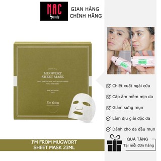 Mặt Nạ Giấy Chiết Xuất Ngải Cứu I'm From Mugwort Sheet Mask 23ml
