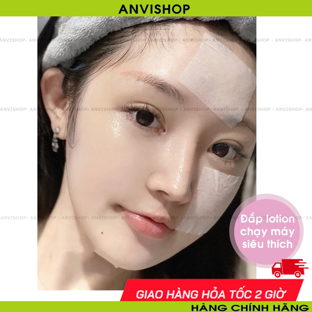 Bông tẩy trang 25 miếng mỏng đắp mặt nạ lotion mask và chạy máy - Bông Tẩy Trang Mini Bỏ Túi Du Lịch