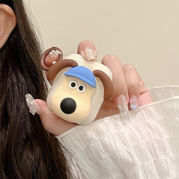 Vỏ Bảo Vệ Hộp Sạc Tai nghe không dây Airpods 1 2 3 Pro Ins Bằng TPU Mềm Hình Gromit Sáng Tạo