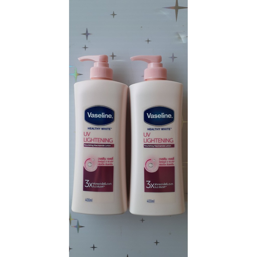 Sữa Dưỡng Thể Trắng Hồng Vaseline UV Lightening 3X 400ml