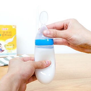Bình thìa silicon ăn dặm cho bé