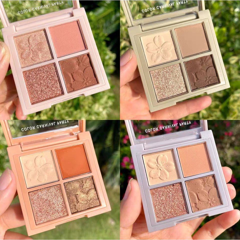 Bảng phấn mắt Novo 4 ô Cherry Blossom Hoa anh đào | BigBuy360 - bigbuy360.vn