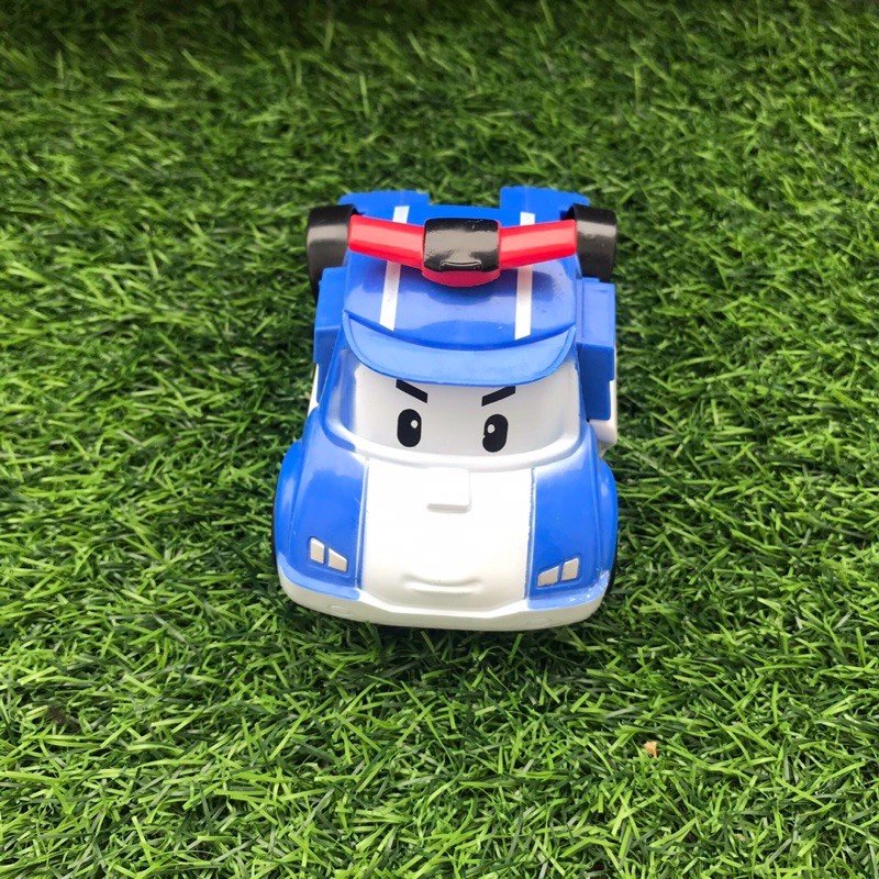 Bộ 4 xe biến hình Robocar đội cứu hộ phim hoạt  hình Poli và những người bạn Poli - Roy - Amber - Heli