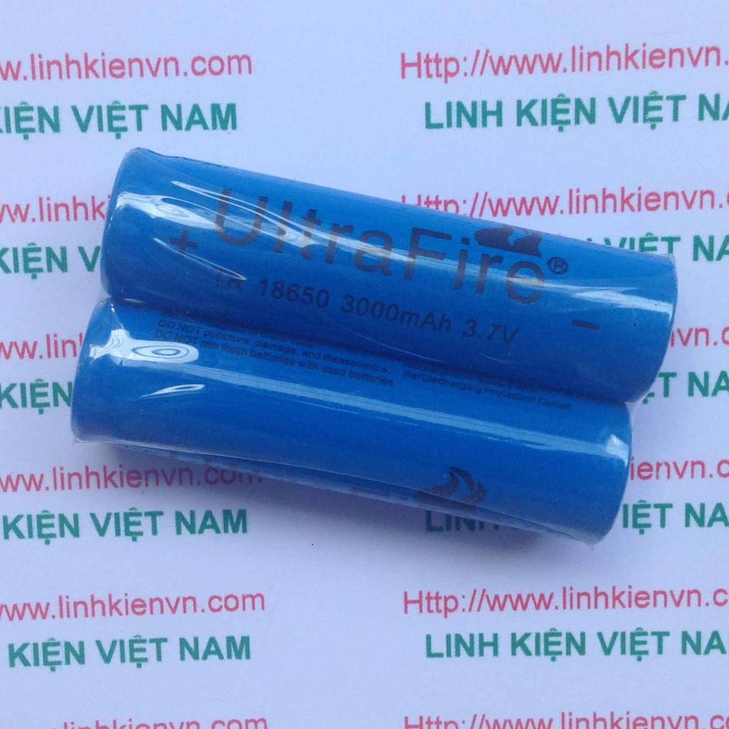Pin UltraFire 18650 3000mAH 3.7V ( 1 Viên) / Pin 3.7V 3000mAH / Pin cell 3.7V - G8H3