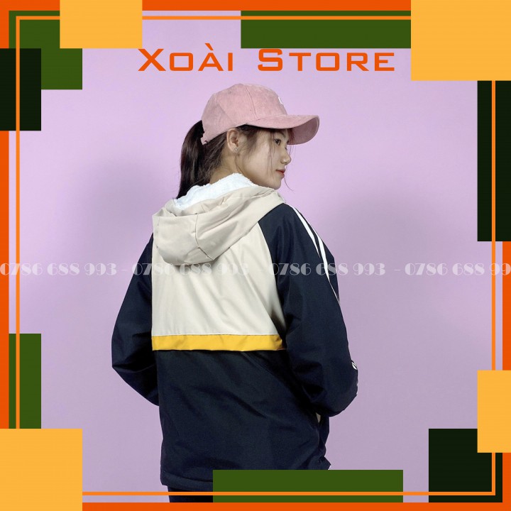 Áo khoác nữ cá tính cao cấp,chất gió tráng bạc chống mưa mùa đông đẹp XoaiXoaiStore | BigBuy360 - bigbuy360.vn
