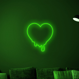 Đèn LED neon hình Tim chảy [INEON]