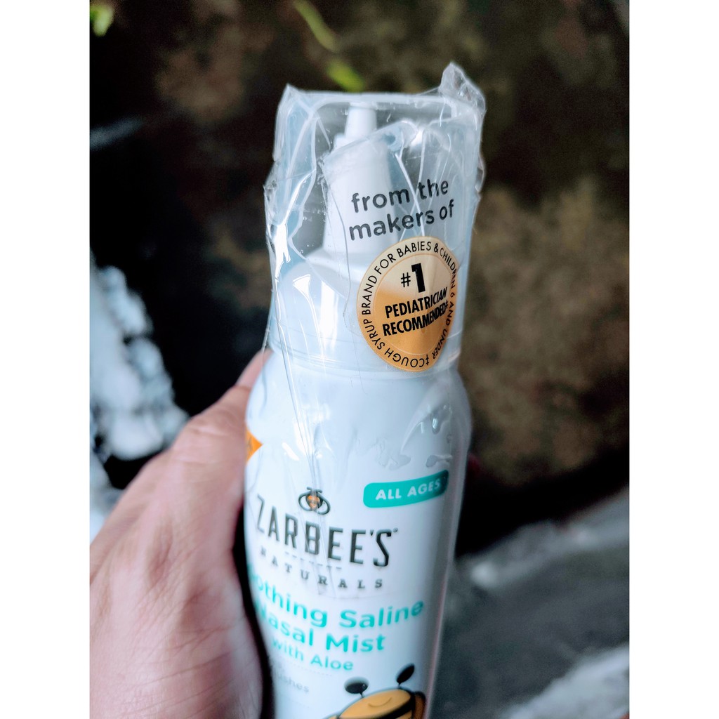 Zarbee xịt mũi lô hội cho bé