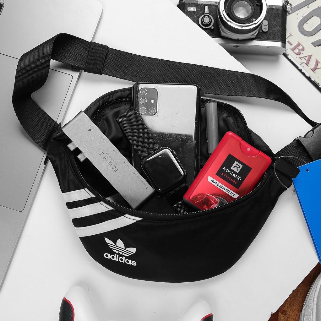 Túi đeo chéo Adidas Waist Bag GD1649 100% polyester phủ Nylon chống nước tuyệt đối 🪨Mặt in rất chất