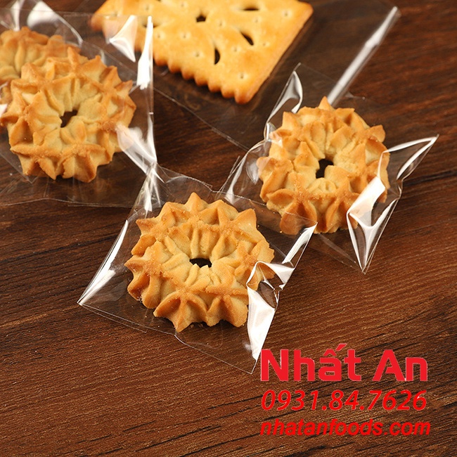 Túi dán đựng bánh trung thu/ cookies Trong Suốt 14x14cm - 100 cái