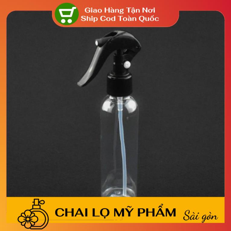 Chai Xịt Phun Sương ❤ SIÊU RẺ ❤ Chai nhựa pet phun sương Vòi Súng 100ml,150ml,200ml,250ml rỗng chiết mỹ phẩm .