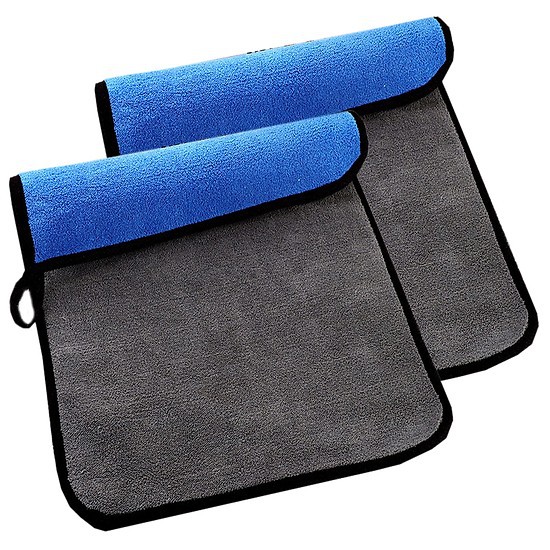 Combo 2 khăn lau xe cao cấp cho xe hơi thấm hút nước tốt