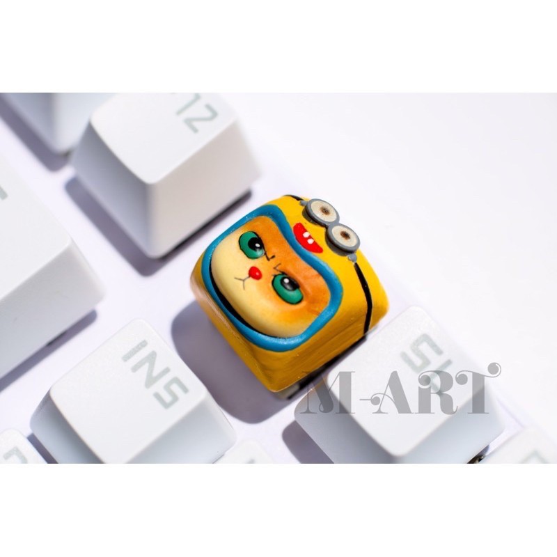 Keycap - Nút Bàn Phím Gaming - Nút Bàn Phím Cơ Mặt Mèo Hờn Dỗi  - Minion - KC018
