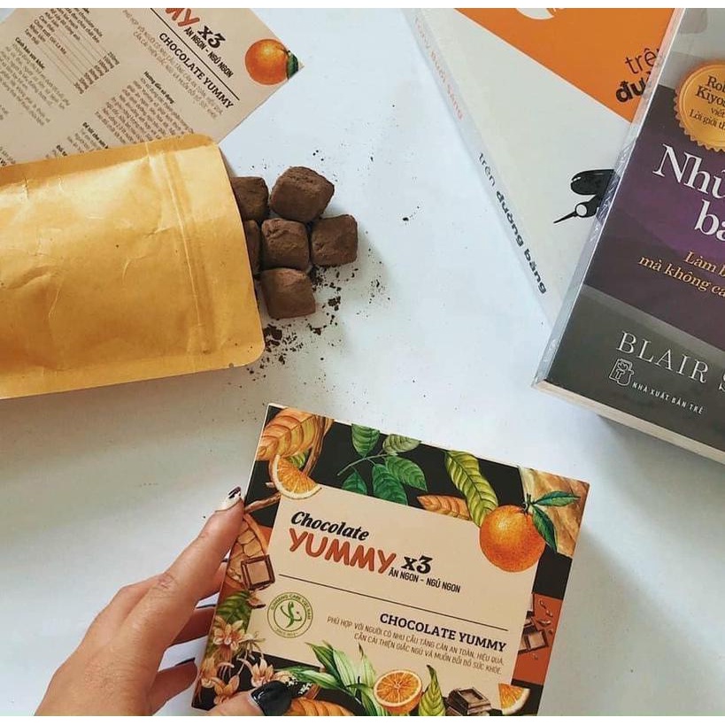 Kẹo Tăng Cân Chocolate Yummy X3 Kẹo Socola Kích Thích Ăn Ngon Hỗ Trợ Tăng Cân
