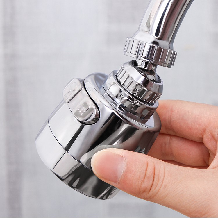 Đầu vòi tăng áp , tạo bọt cho vòi nước rửa bát, lavabo 2 chế độ nước xoay 360 độ linh hoạt