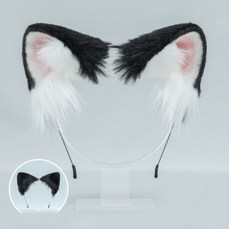 Băng Đô Tai Cún Nhồi Bông Dễ Thương Dành Cho Hóa Trang