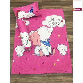 Bộ chăn gối 5 món cho bé đi học từ 2-7 tuổi