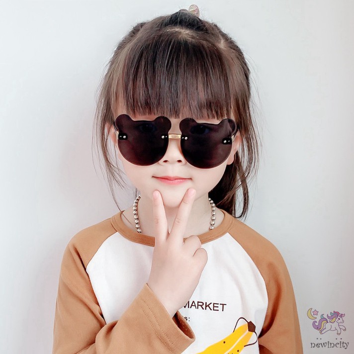 Kính Mát Gọng Tai Gấu Đáng Yêu Cho Bé