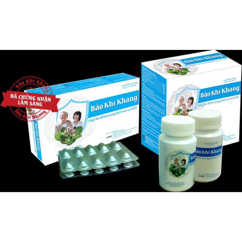 Bảo Khí Khang - Giảm tái phát và biến chứng trong hen suyễn, viêm phế quản và phổi tắc nghẽn mạn tĩnh - COPD