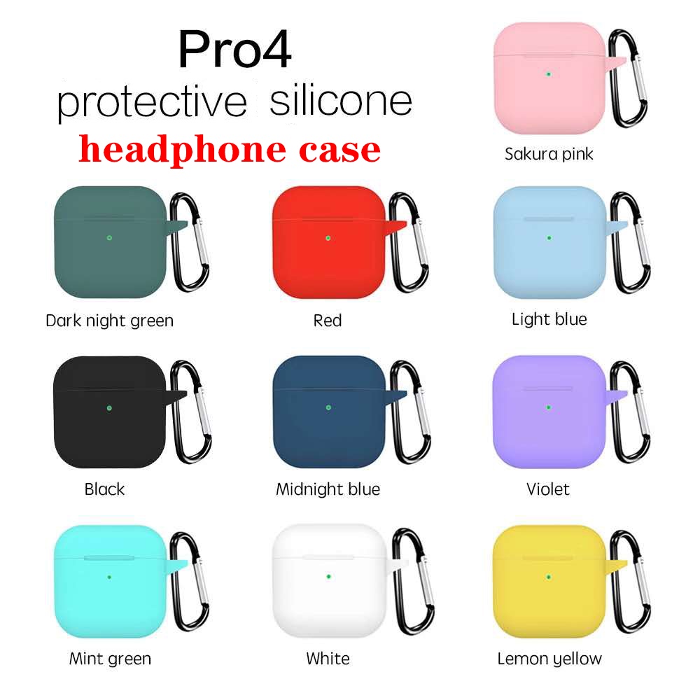 Ốp Silicon Tương Thích Cho Airpods Pro 4 Tws Inpod Pro4 Mini Pro 5 / Mini Pro 4TWS Ốp Lưng Bluetooth
