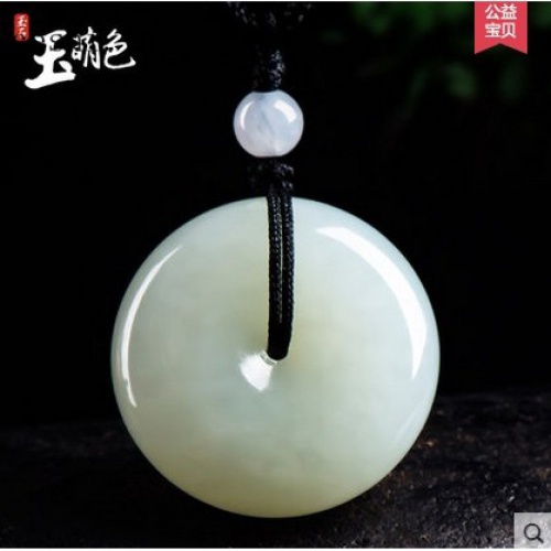 High quality natural Hetian jade design for jewelry