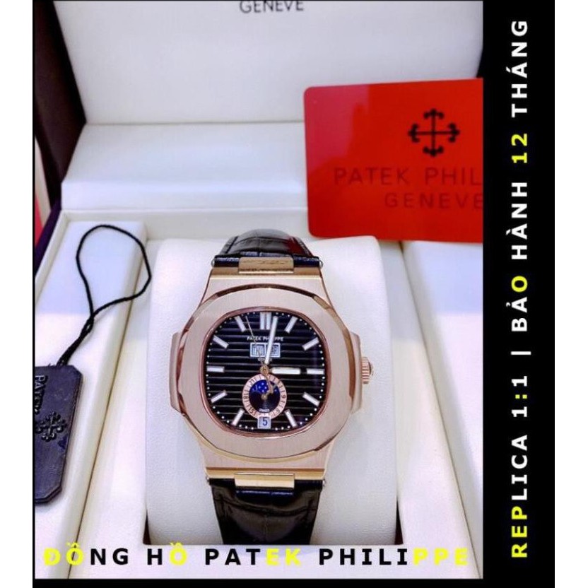 Đồng Hồ Cơ Nam Dây Da Cao Cấp Đồng Hồ Nam Patek Philippe(Patek) Automatic Chống Nước - LUTOS Việt Nam