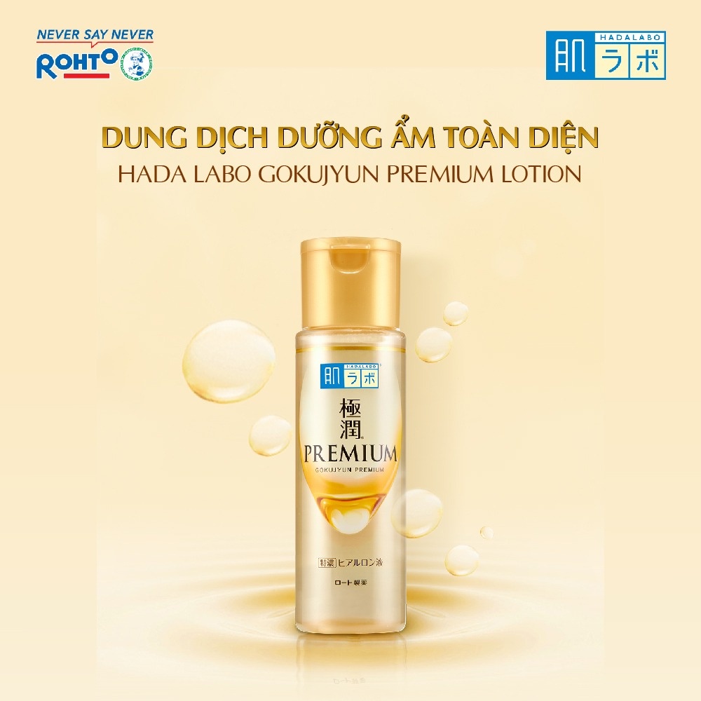 Dung Dịch Dưỡng Ẩm Da Hada Labo Premium Gokujyun Lotion 170ml