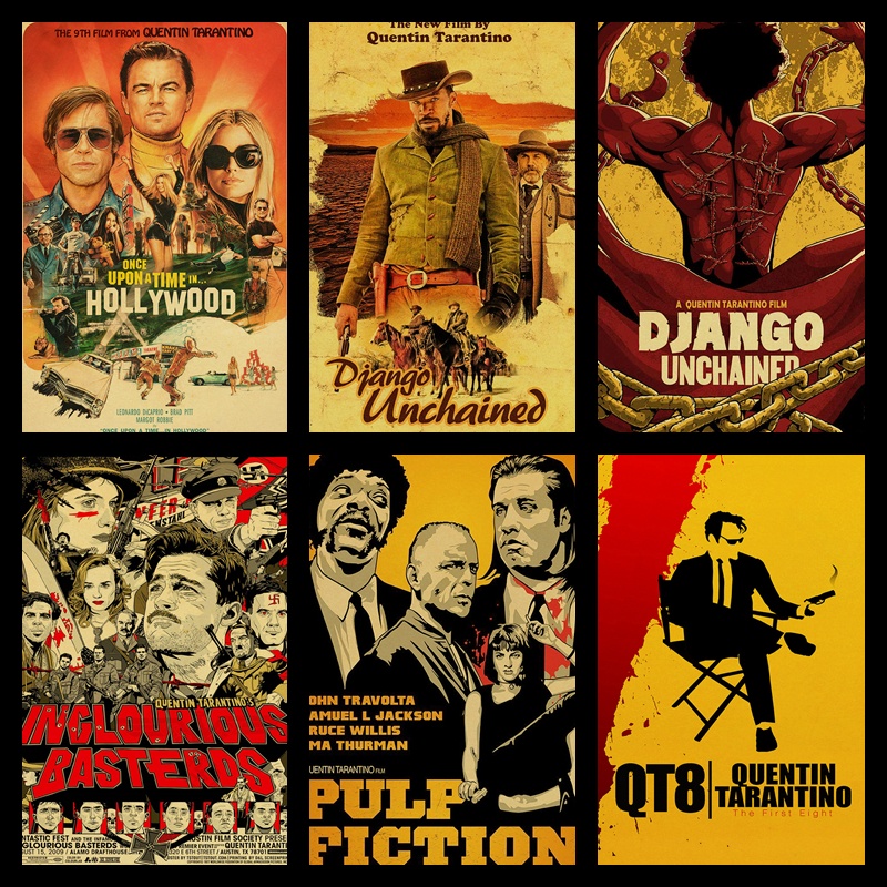 Poster treo tường trang trí in chữ Quentin Tarantino's "kill Bill"/ Pulp Fiction "/" Django | BigBuy360 - bigbuy360.vn