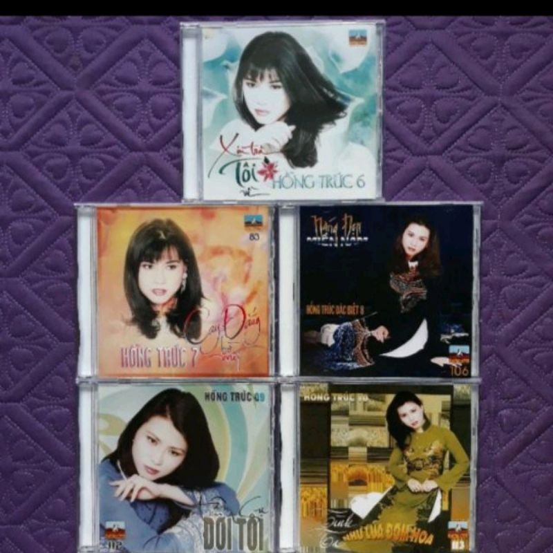 Bộ 5 cd Hồng Trúc 6,7,8,9,10 phono