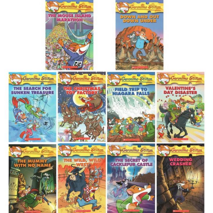 Bộ nhập - Geronimo Stilton 10 quyển (Từ tập 21-30)