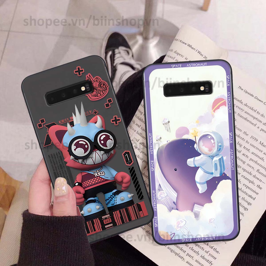 Ốp Samsung S10 / S10 5G / S10 Plus / S10+ phi hành gia vũ trụ space.x siêu đẹp, thời trang