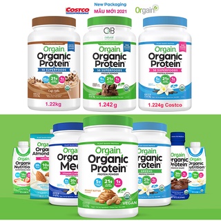 [Giá Sỉ ]Bột Đạm Protein, Ngũ Cốc Uống, Làm Bánh Orgain Protein thuần chay vegan, hữu cơ, 50 superfood date mới